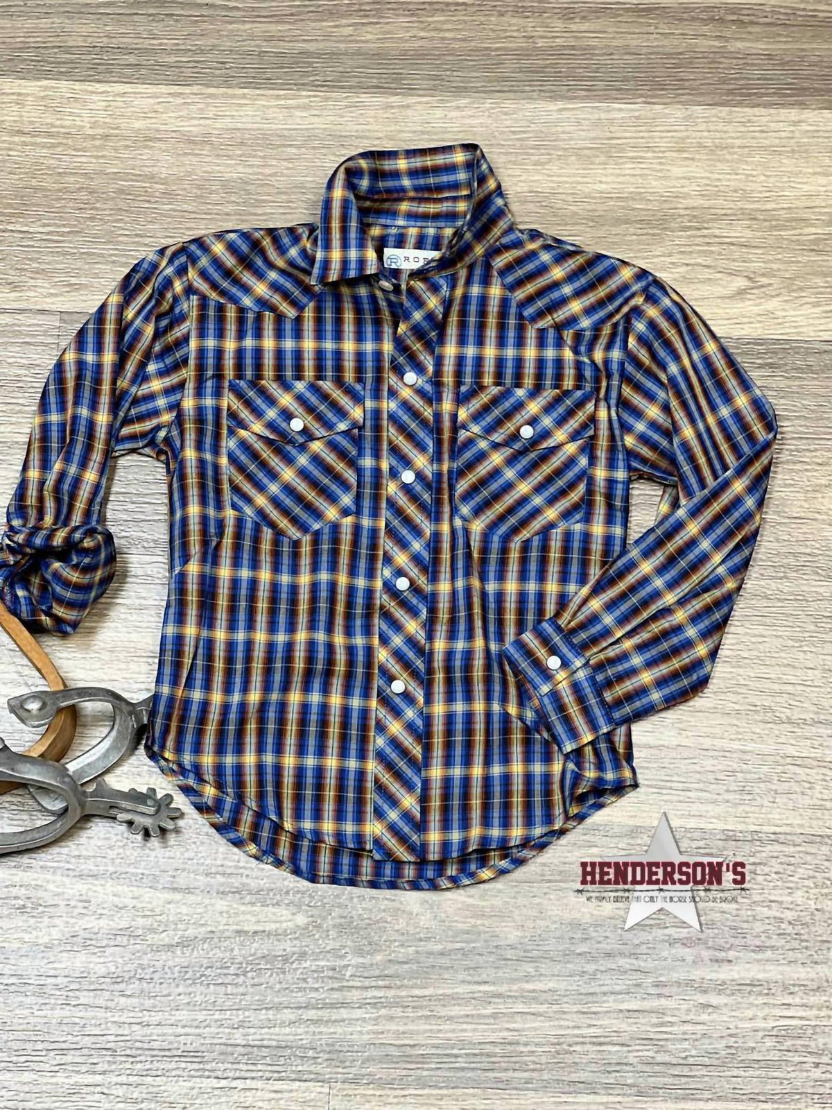 Roper - Boy's Woven Plaid Shirt