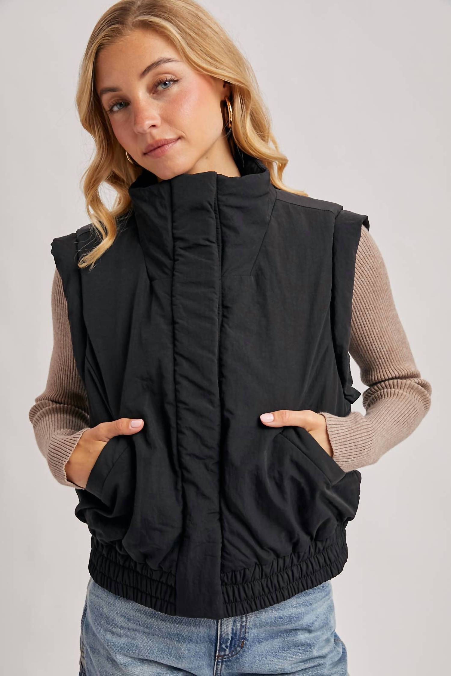 Bluivy - Bomber Style Puffer Vest