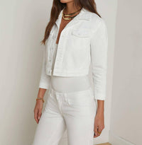 L'Agence - Koda Cropped Denim Jacket