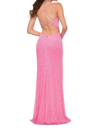 La Femme - Long Sequin Gown