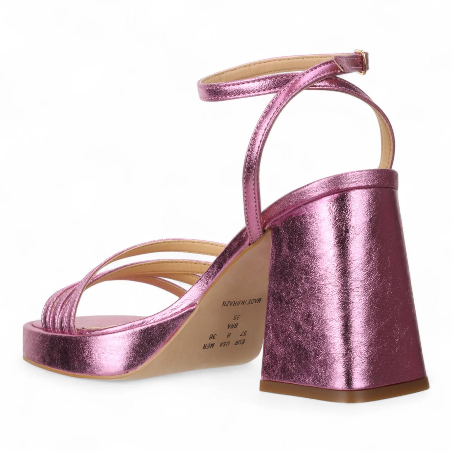 Bruno Menegatti - Women's Leather Dress Platform Sandal