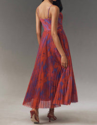 Hutch - Amara Bustier Pleated Fit & Flare Dress