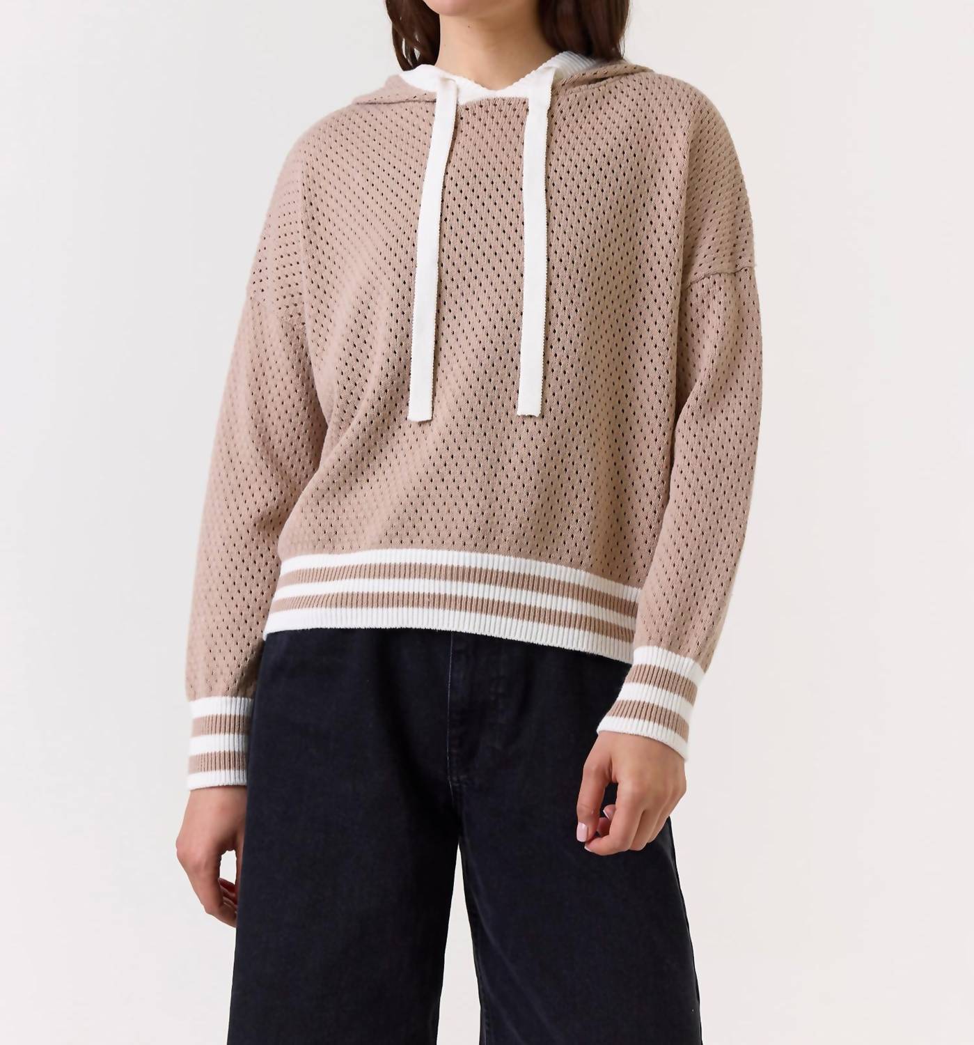 Wispr - Vanessa Stripe Detail Hoodie
