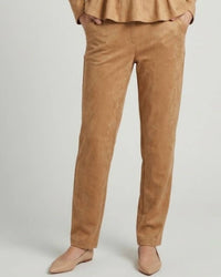 Mustard Seed Harlow Suede Pants in beige - women's pants
