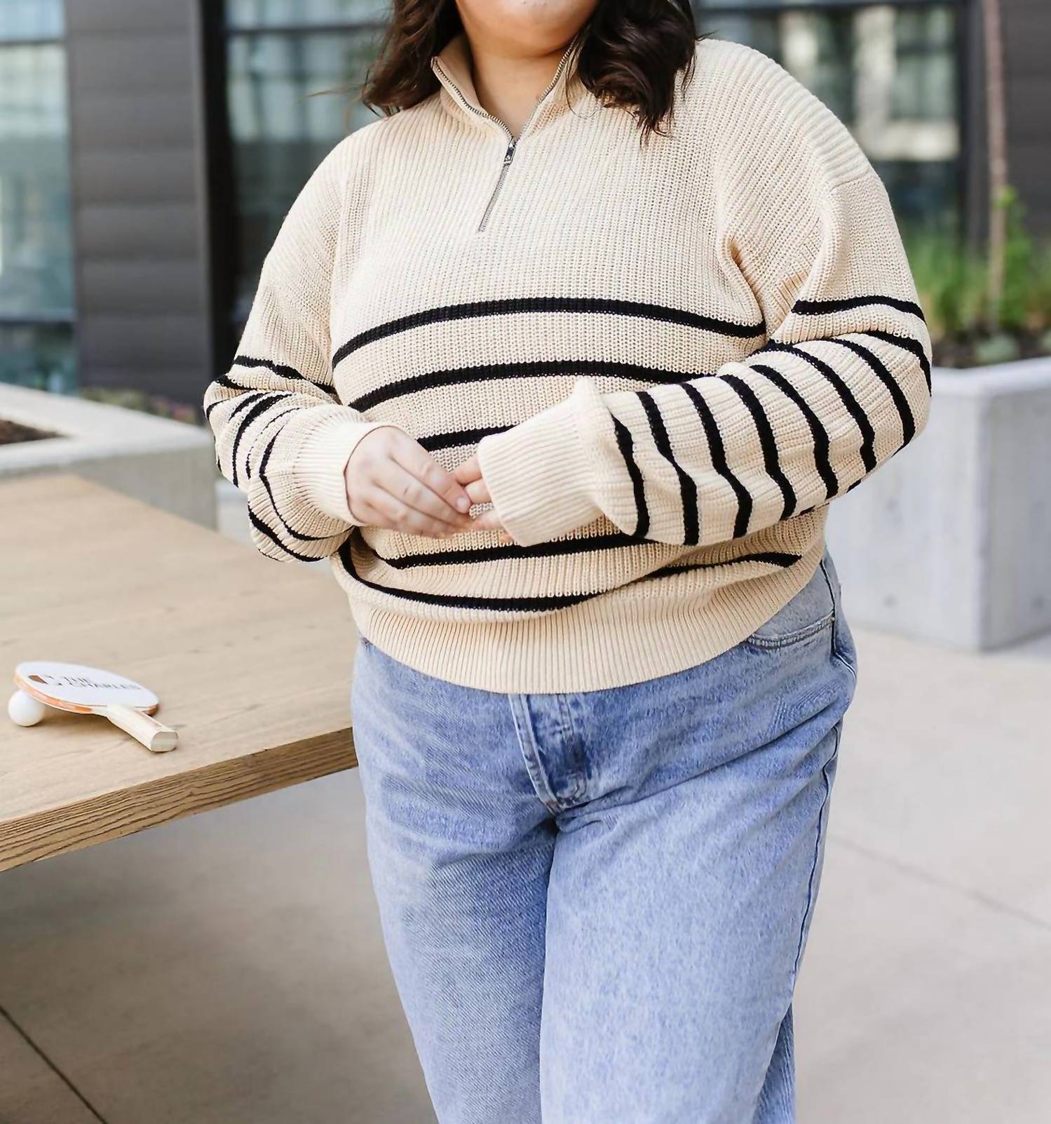 Ampersand Ave - Halfzip Sweater