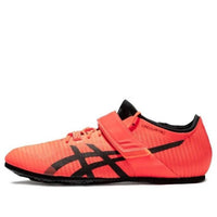 ASICS Men's Long Jump Pro 2 Shoes in black red - men's shoe