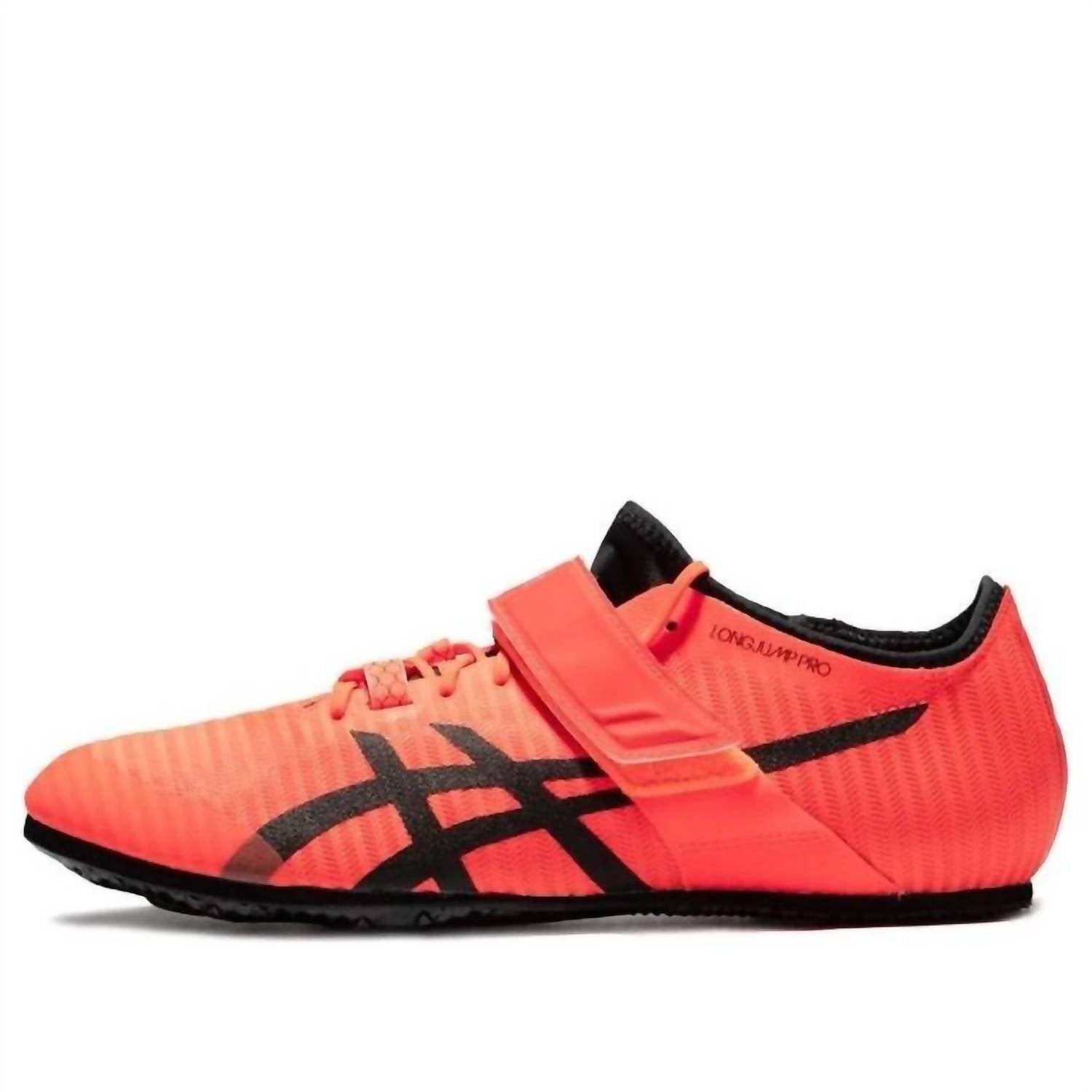 ASICS Men's Long Jump Pro 2 Shoes in black red - men's shoe