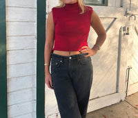 Design History - Ibis Mock Neck Sleeveless Top