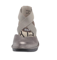FLY LONDON Women's Paco Wedge Shoes in pewter - women's shoe - alternate view