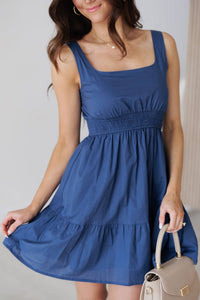 needii Nina Mini Dress in navy - women's dress - view 4
