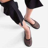 Intentionally Blank - Women Anna Mesh Slingback Ballet Flat