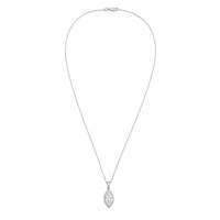Diana M Jewels - Women's Marquise Lab-Grown Diamond Pendant Necklace (9.00 Ct) - Elegant Plus