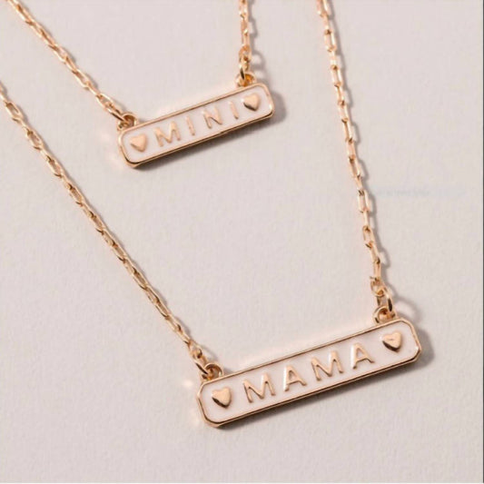 Mama and Mini Necklace Set