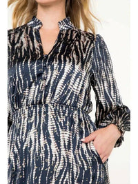Thml - Heather Metallic Print Maxi Dress