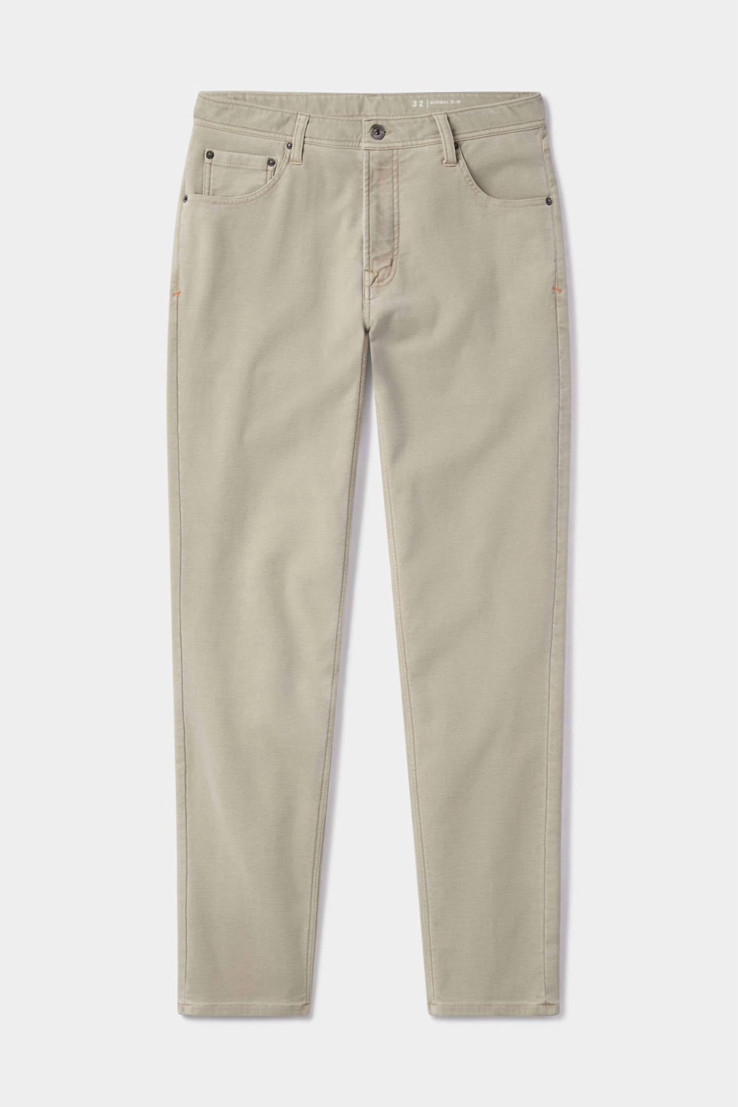 The Normal Brand Comfort Terry Pants in sand dune - women's pants - view 4