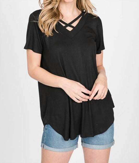 Heimish Usa - Criss Cross Strappy Top