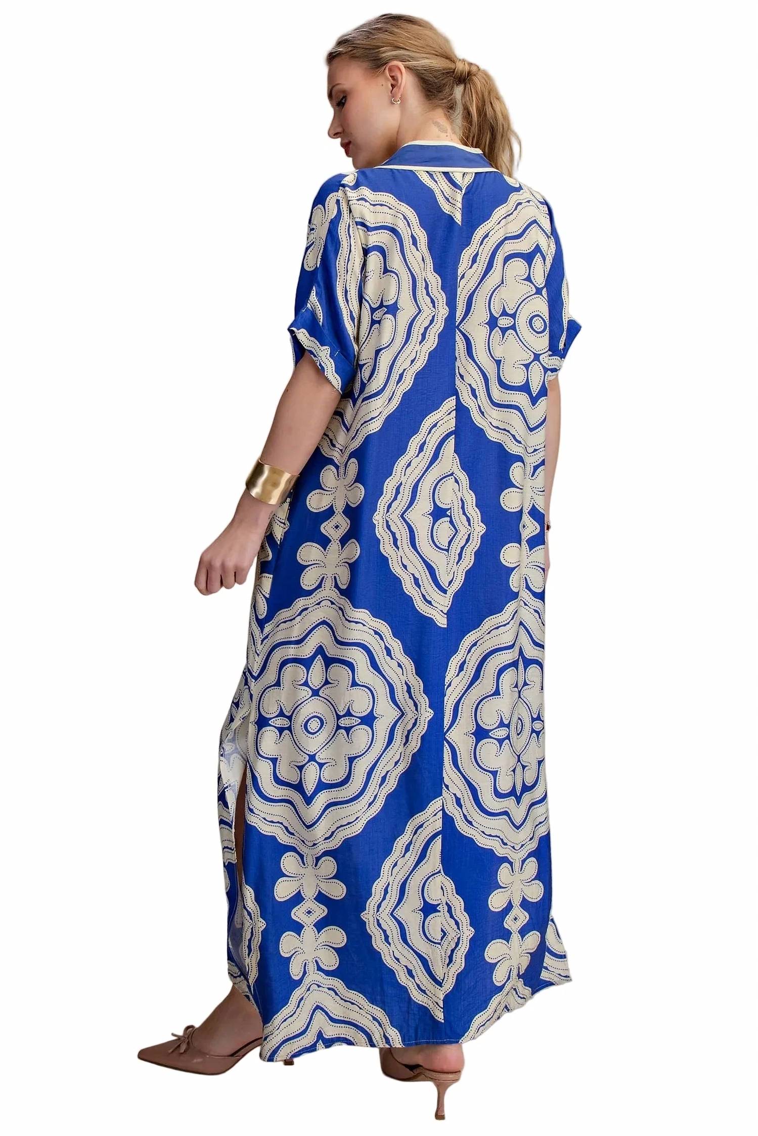 Glam - Mandala Caftan Maxi Dress