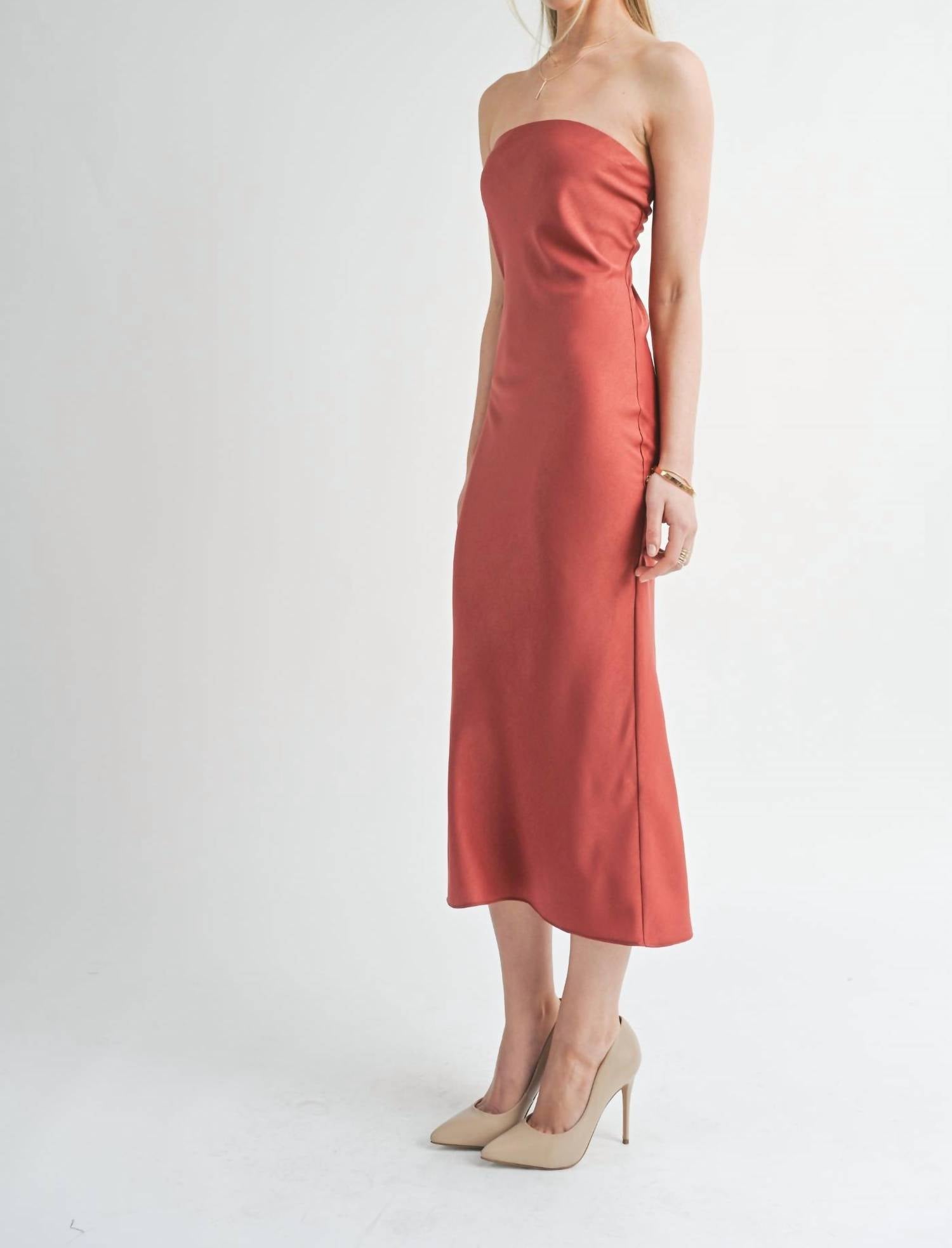 Sage The Label - Jess Tube Sleeveless Midi Dress
