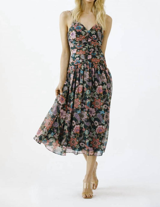 Storia - Paisley Bloom Midi Dress