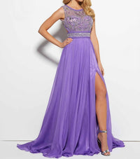 Mac Duggal - Embellished Open Back Gown