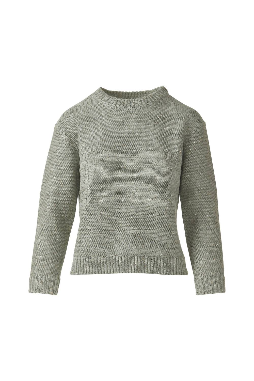 Kinross - 3/4 Sleeve Textured Sequin Top