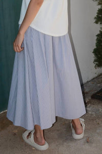 Polagram - Pinstripe Maxi Skirt