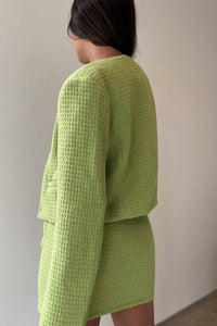 Et Clet - Textured Crop Jacket