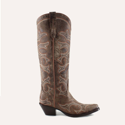 Buck & Brana - Olivia Leather Cowgirl Boots