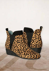 J. Renee - Women's Hemalia Animal Print Booties