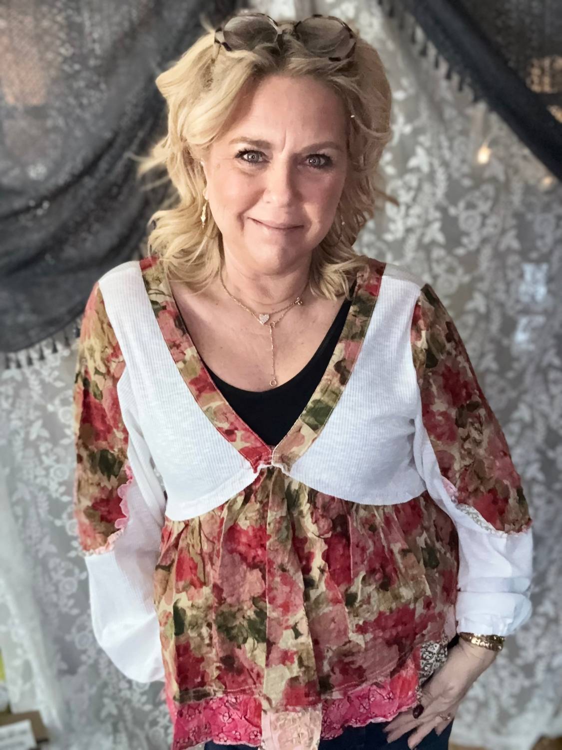 Pol - Floral Mornings Top