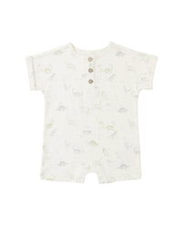 Quincy Mae - Boys Short Sleeve One-piece Romper