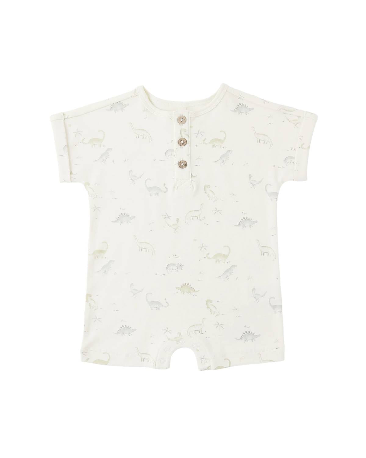 Quincy Mae - Boys Short Sleeve One-piece Romper