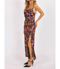 Sage The Label - Butterfly Kiss High Slit Maxi Slip Dress