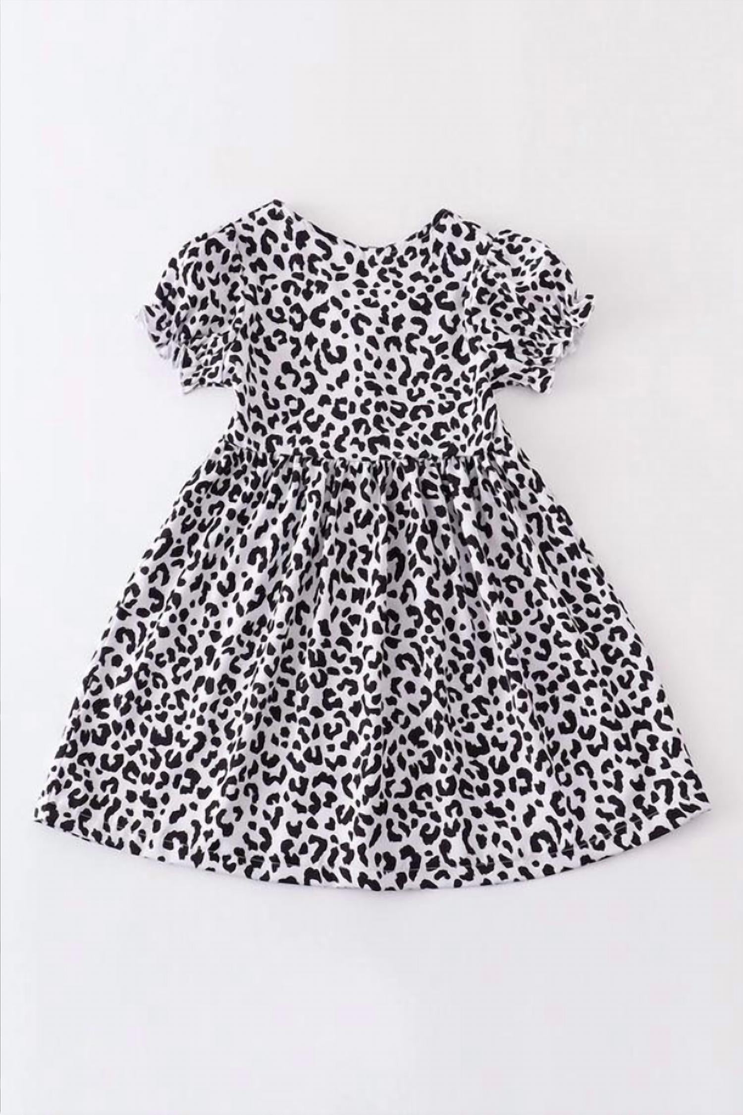 Honeydew - Girl's Leopard Print Dress Mommy & Me