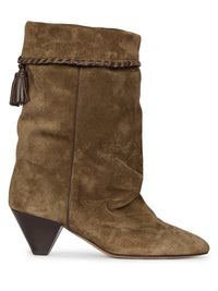 Isabel Marant - Women's Dalby Suede Whipstitch Booties