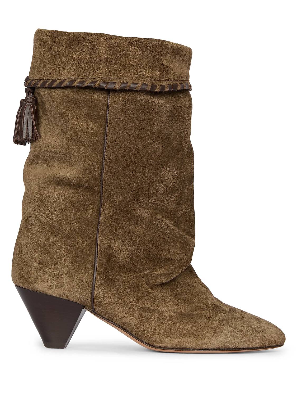 Isabel Marant - Women's Dalby Suede Whipstitch Booties