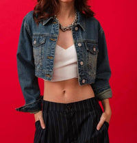 Signature8 - Button-down Crop Jacket