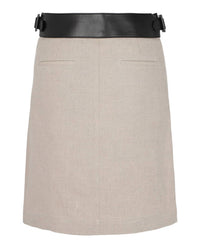 Salvatore Ferragamo - Women's Mini Skirt With Removable Leather Belt
