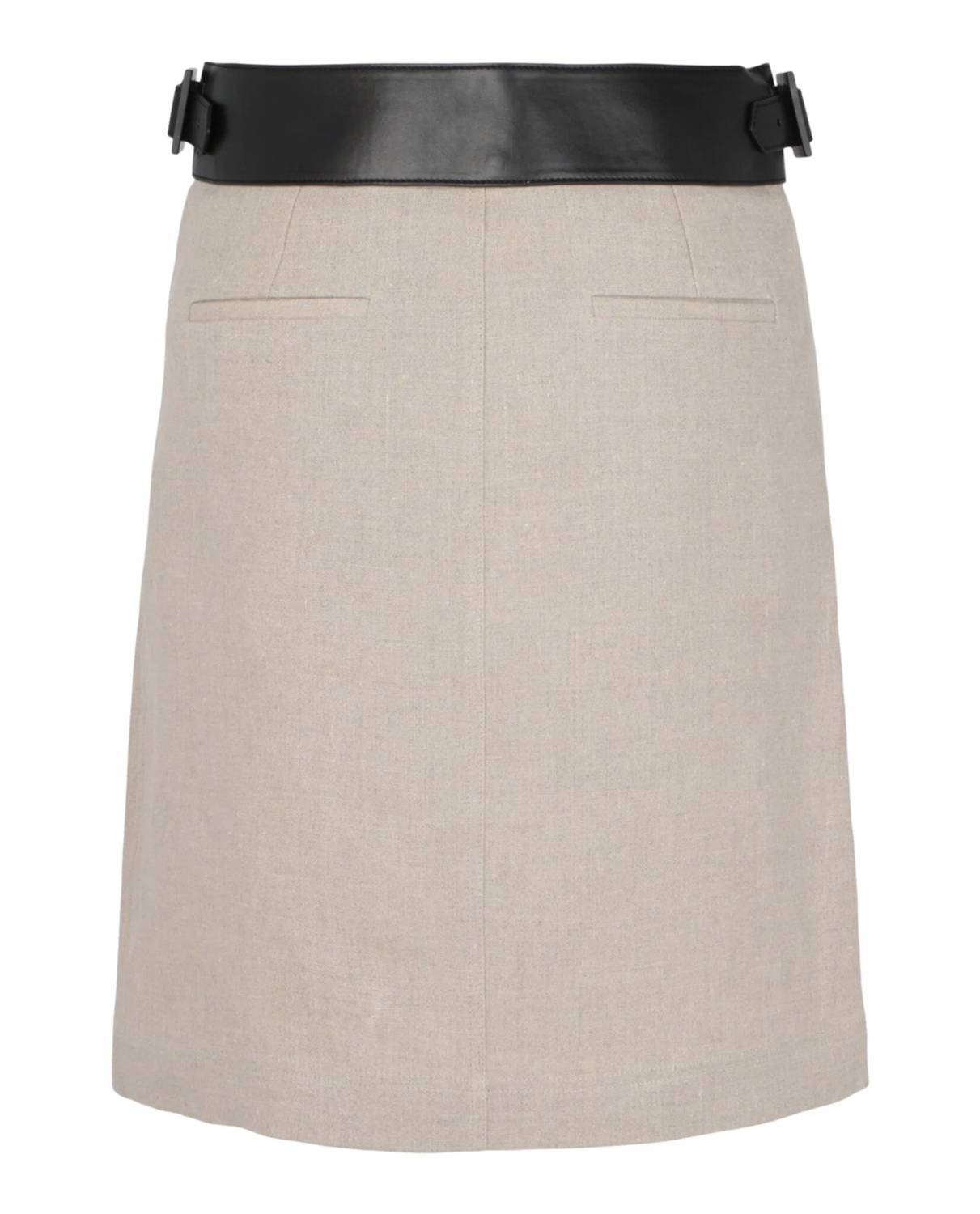 Salvatore Ferragamo - Women's Mini Skirt With Removable Leather Belt