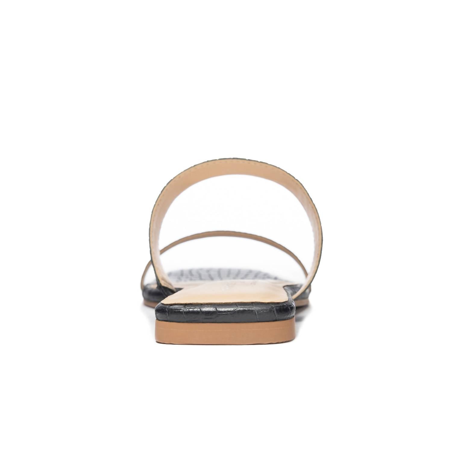 CHINESE LAUNDRY Women's Deana Leather Slide Sandal in black - women's sandal - alternate view