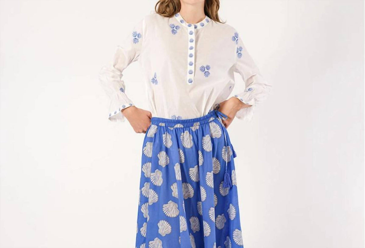 Nimo With Love - Broom Blouse with Shell Embroidery
