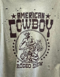 Zutter - Women's American Cowboy Tee Top