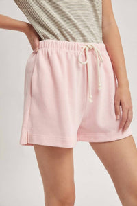 WISHLIST Soft-touch Knit Shorts in ballet - women's shorts - alternate view