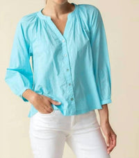 Habitat - Floral Embroidered Romance Shirt