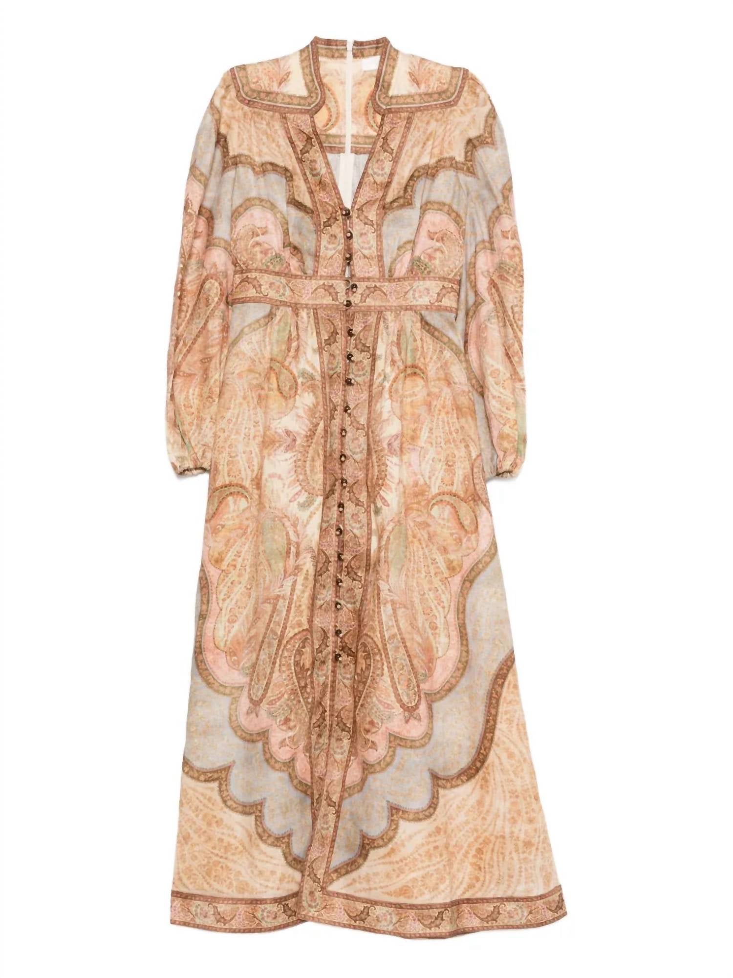 Zimmermann - Wanderlust Plunge Midi Dress