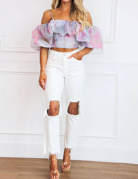 Kancan - Meridian Distressed High Rise Jeans
