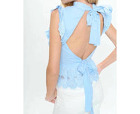 One And Only Collective - LACE RUFFLED BABYDOLL TOP