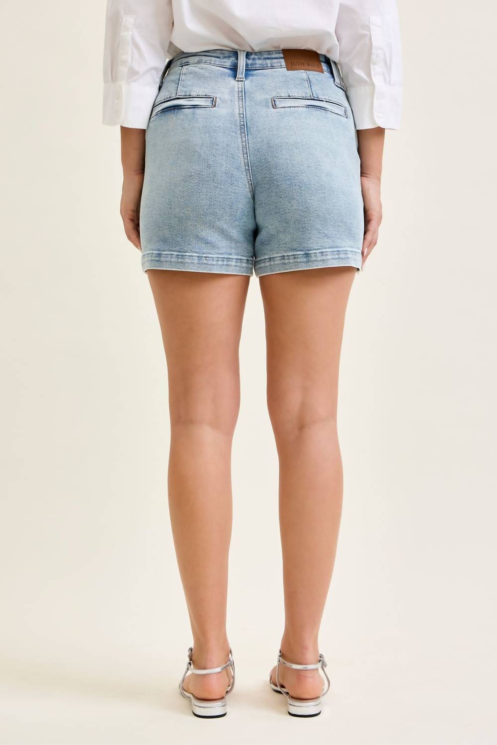 Judy Blue - High Waist Trouser Denim Short