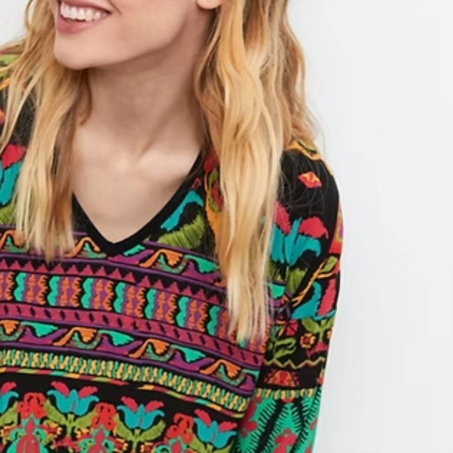 Aldo Martins - V-Neck Ingrid Top