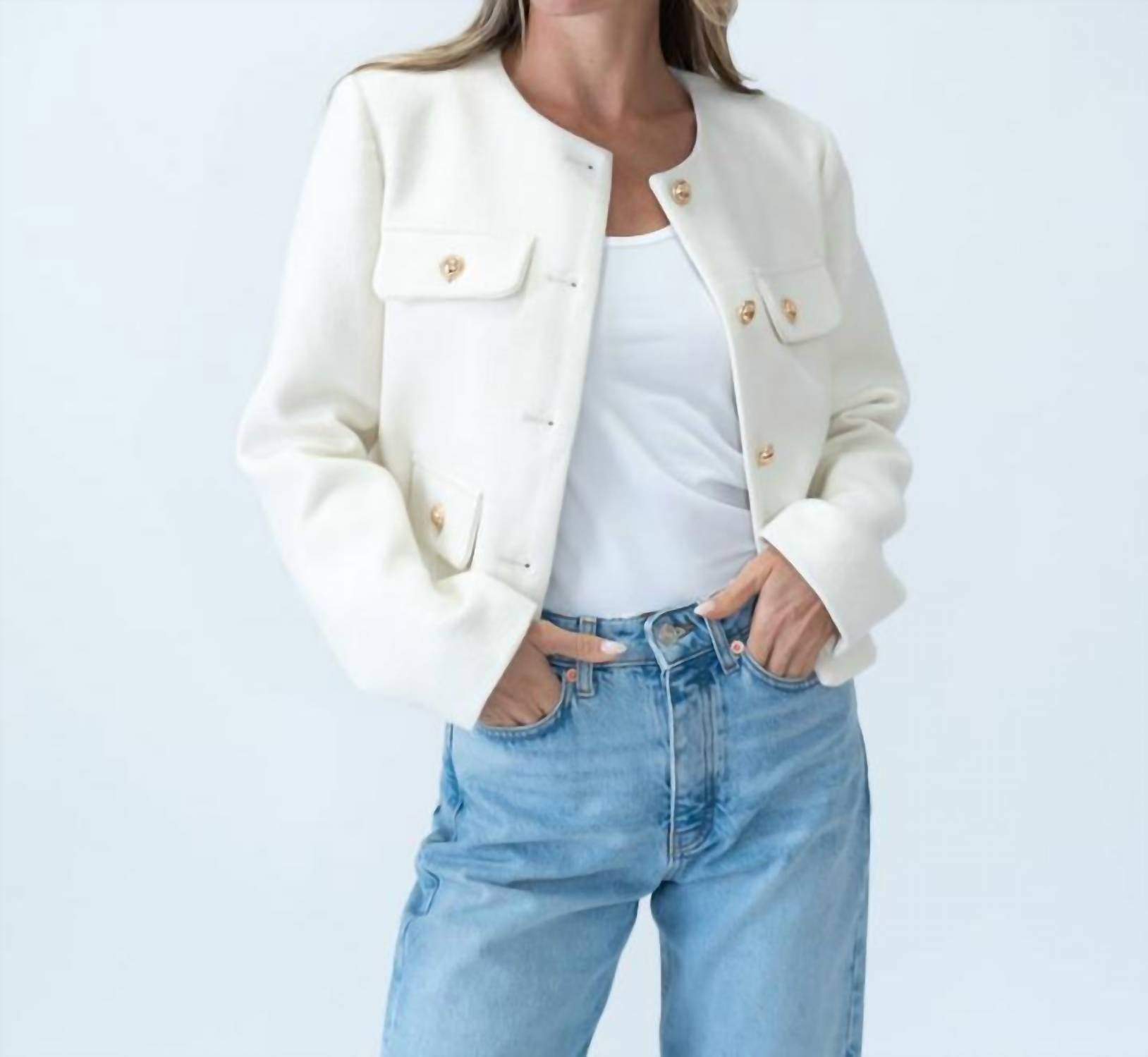 Six/Fifty - Blakely Crewneck Blazer